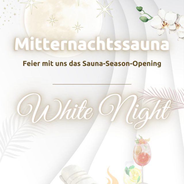 Mitternachtssauna white night